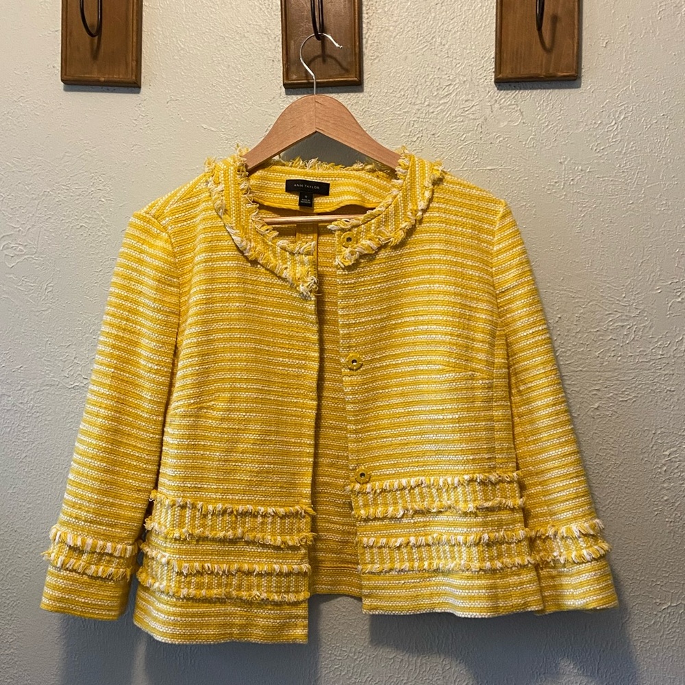 Ann Taylor Yellow Jacket